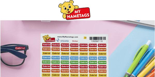 Win a Bundle of Labels from mynametags.ie