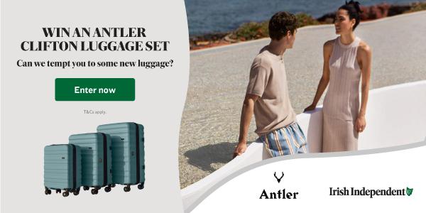 Win a set of Antler luggage from the best-selling Clifton range
