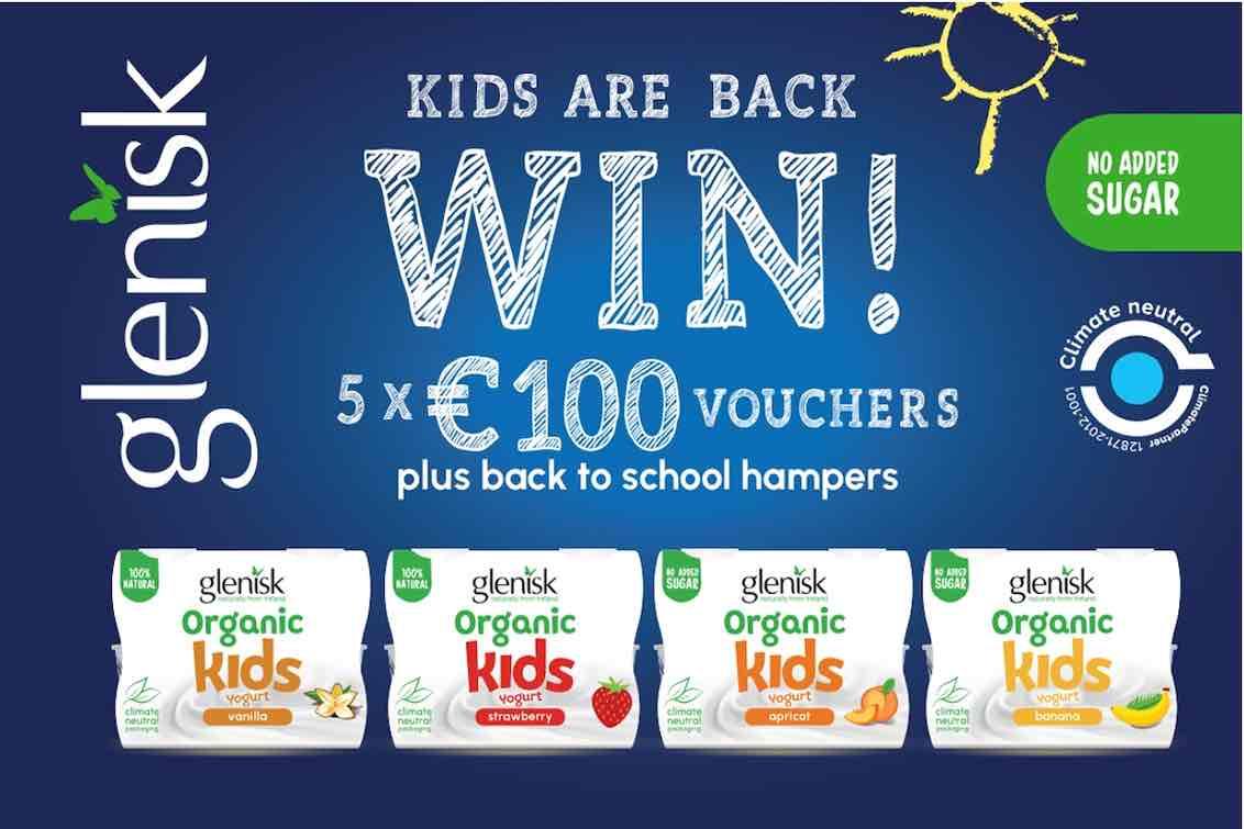 Win a Shopping Voucher and Back to School Goodies From Glenisk