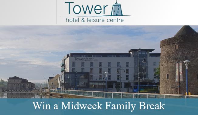 Win a Midweek Stay with Breakfast at the Tower Hotel & Leisure Centre
