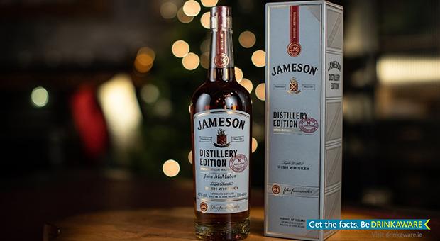 Win a personalised bottle of Jameson Distillery Edition whiskey for you and a friend