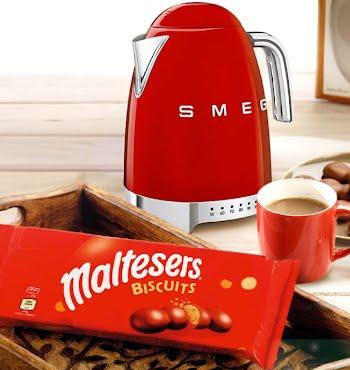 Win a Smeg kettle and a hamper of Maltesers biscuits