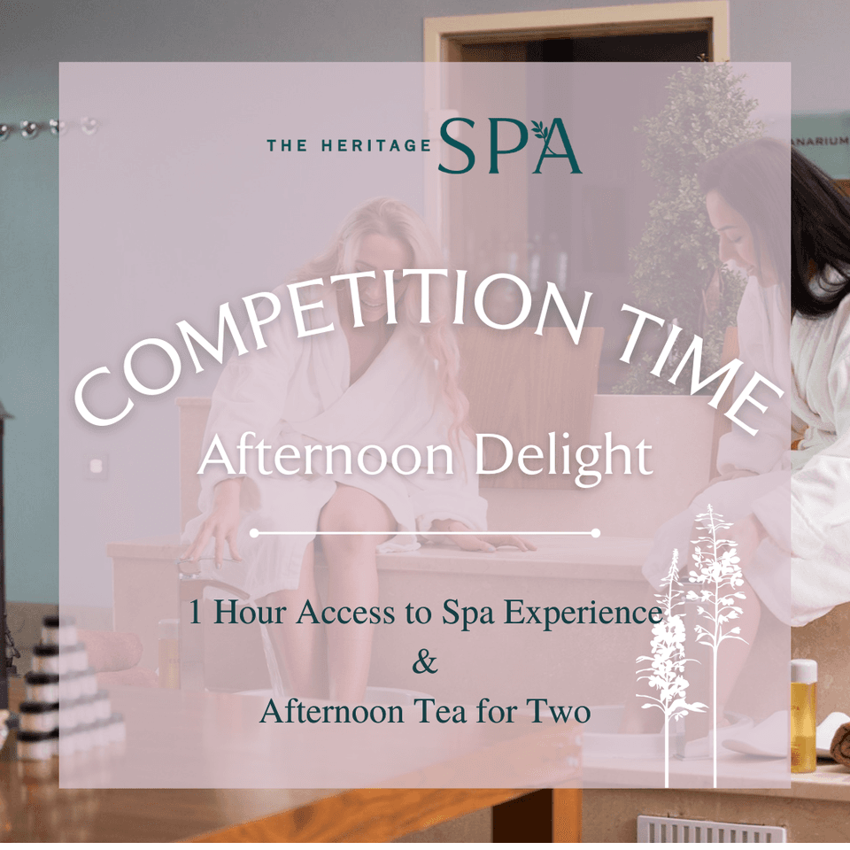 Win an Afternoon Delight day spa package at The Heritage
