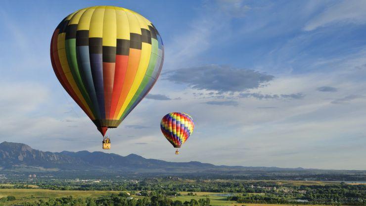 Win a romantic hot air balloon ride for two