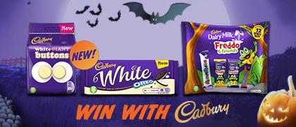Be in with a chance to Win Devilishly Delicious Cadbury Hampers.