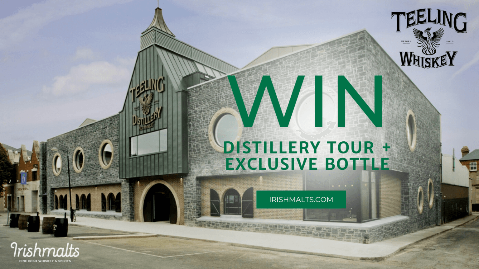 Win an exclusive tour of Teeling Distillery for Two