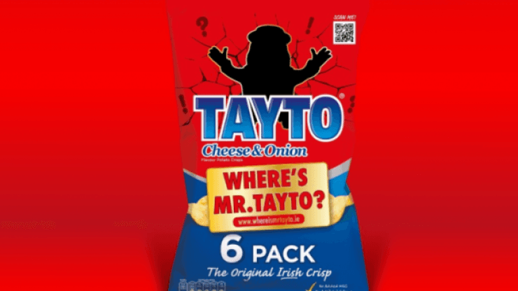 A chance to win free return flights to New York with the help of Mr Tayto