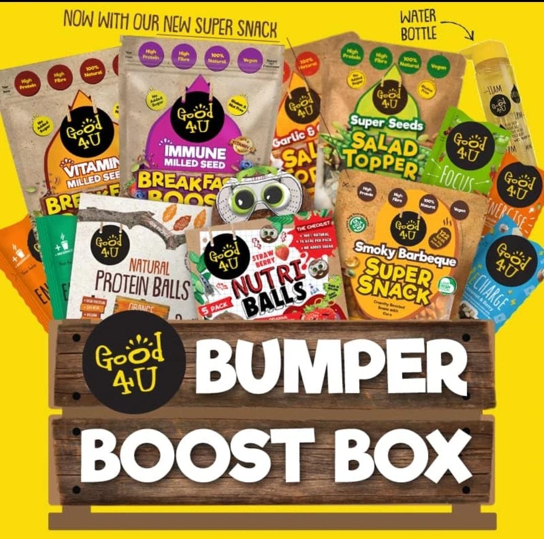 Win a Good4U Bumper Boost Box and €100 Shopping Voucher