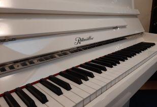 Win Ritmüller Modern 112 Upright in a White Gloss Finish from Thornton Pianos