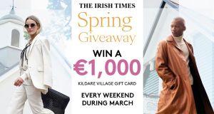 Win a €1,000 Kildare Village Gift Card this week in our Spring Giveaway