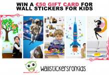 Win a WallStickersForKids.ie €50 Gift Card To Upgrade Your Playroom